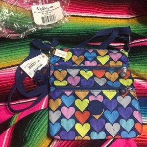 Brand new Kipling hearts purse keiko festive purse
